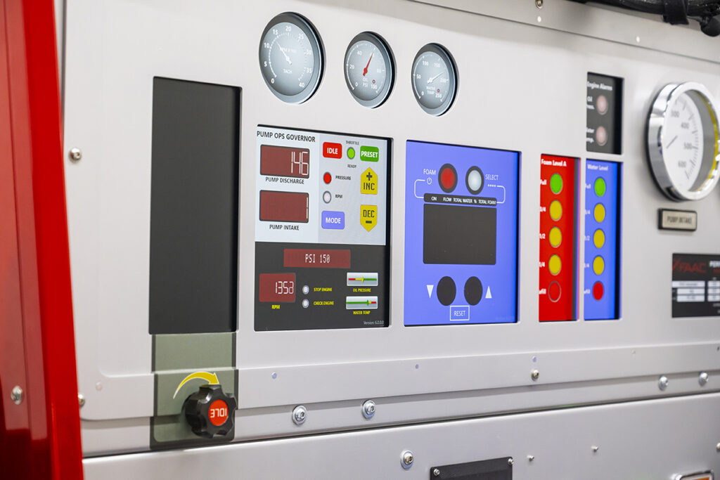 Closeup of Pump Simulator Equipment